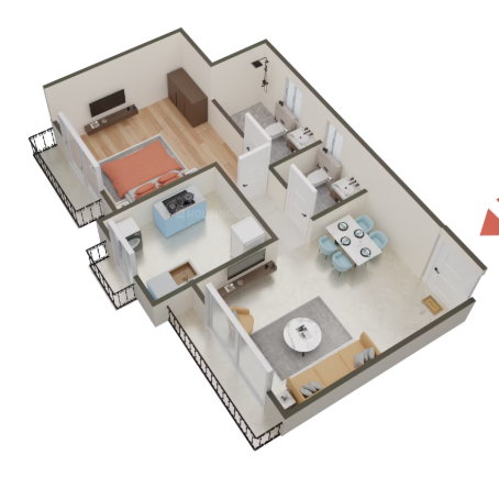 Godrej Bliss 1 BHK in Kandivali East